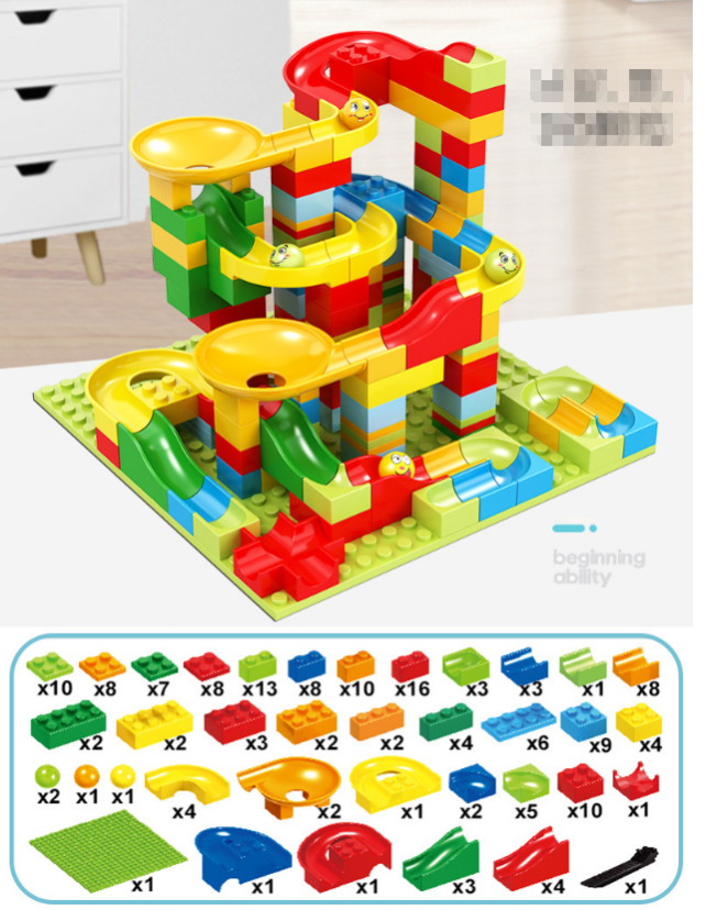 Marble Run Building Set – 168-Piece Construction Track Toy for Kids