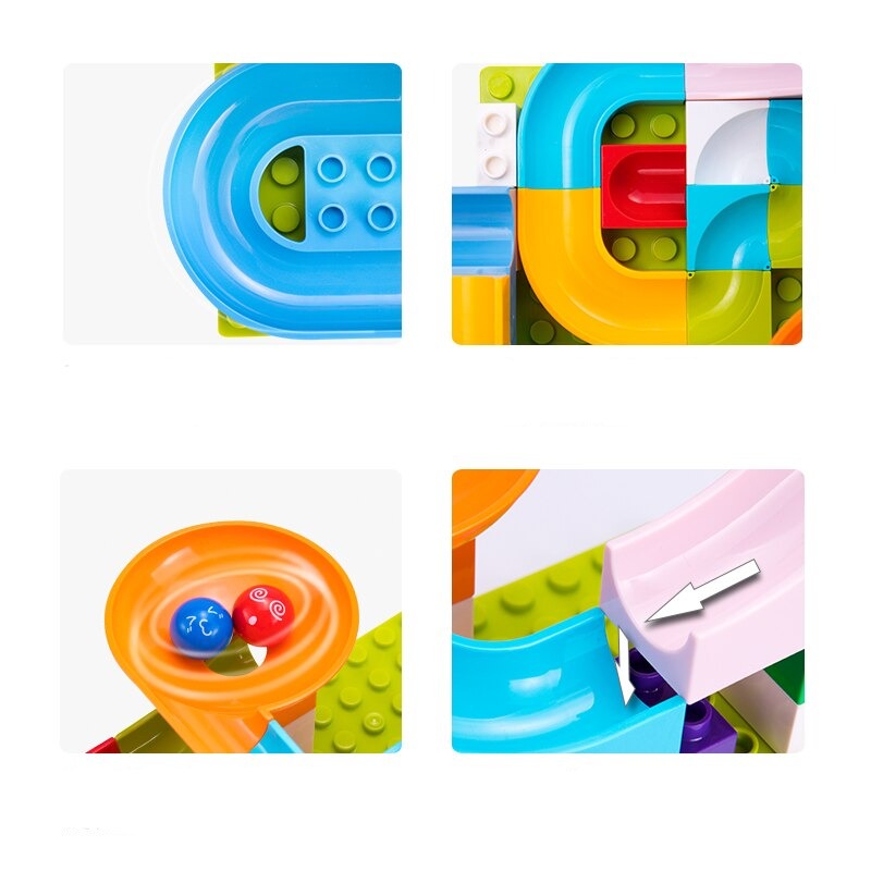 Marble Run Building Set – 168-Piece Construction Track Toy for Kids