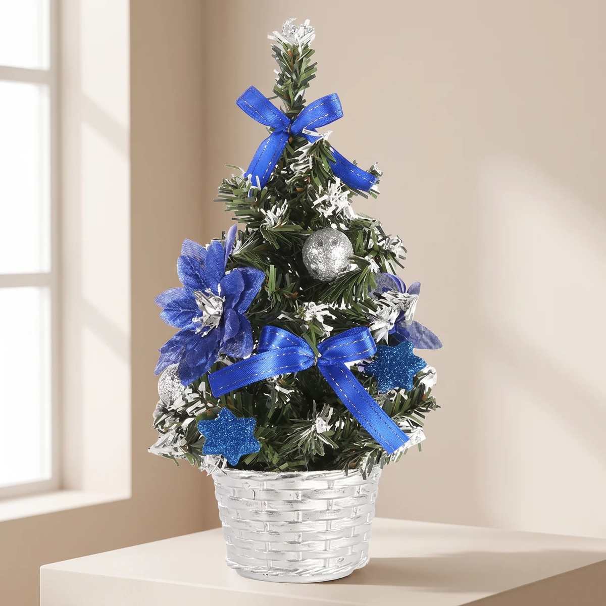 Mini Christmas Tree Decoration – Tabletop Festive Tree, Multiple Sizes