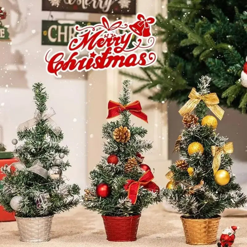 Mini Christmas Tree Decoration – Tabletop Festive Tree, Multiple Sizes