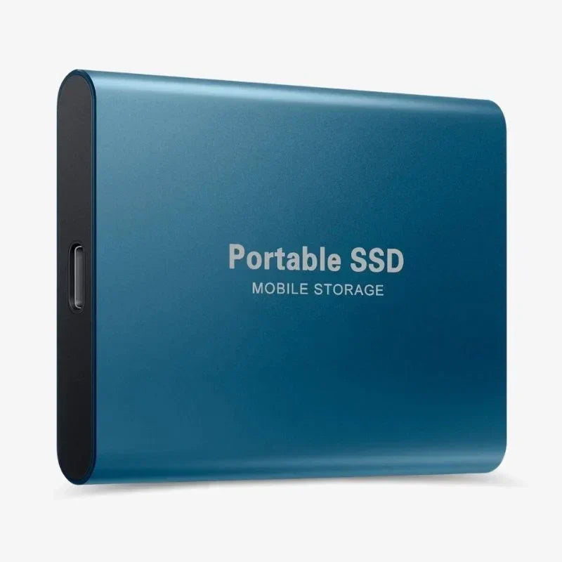 Portable External SSD – Ultra-Fast USB 3.1 Plug-and-Play Backup Drive