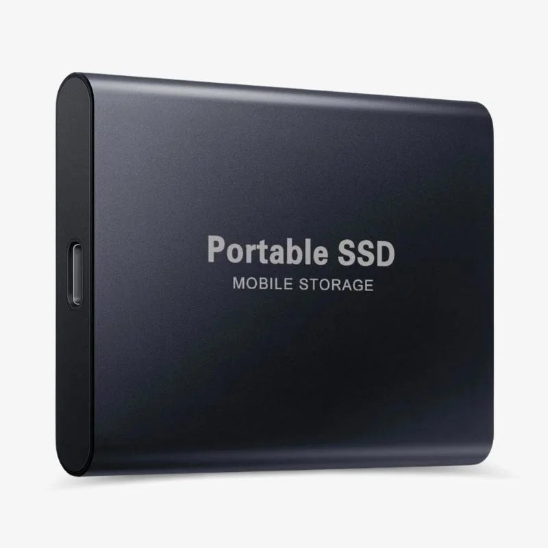 Portable External SSD – Ultra-Fast USB 3.1 Plug-and-Play Backup Drive