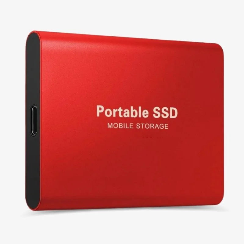 Portable External SSD – Ultra-Fast USB 3.1 Plug-and-Play Backup Drive