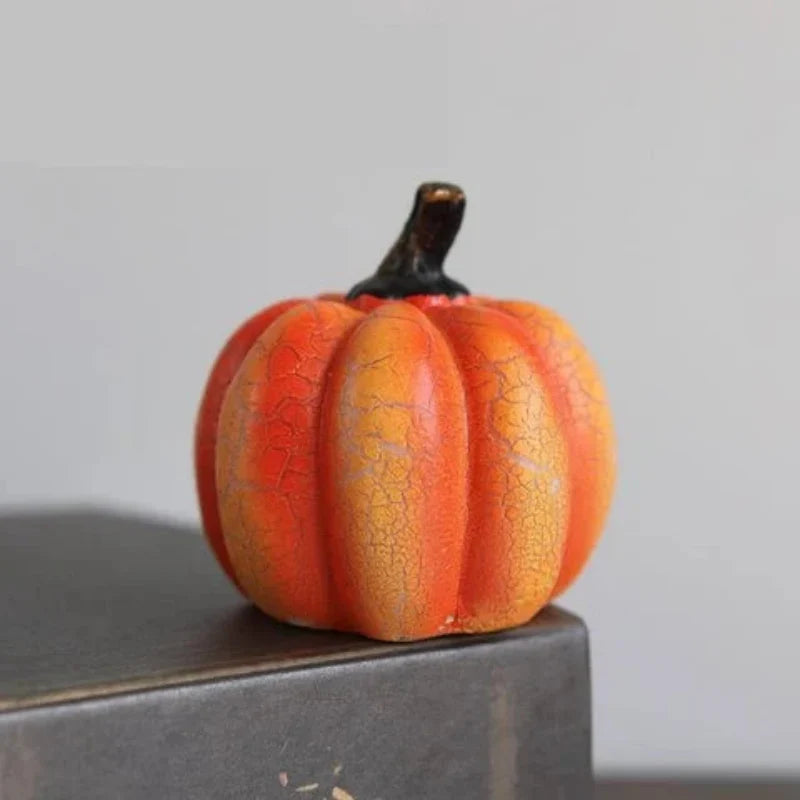 Warm white LED pumpkin light for tabletops