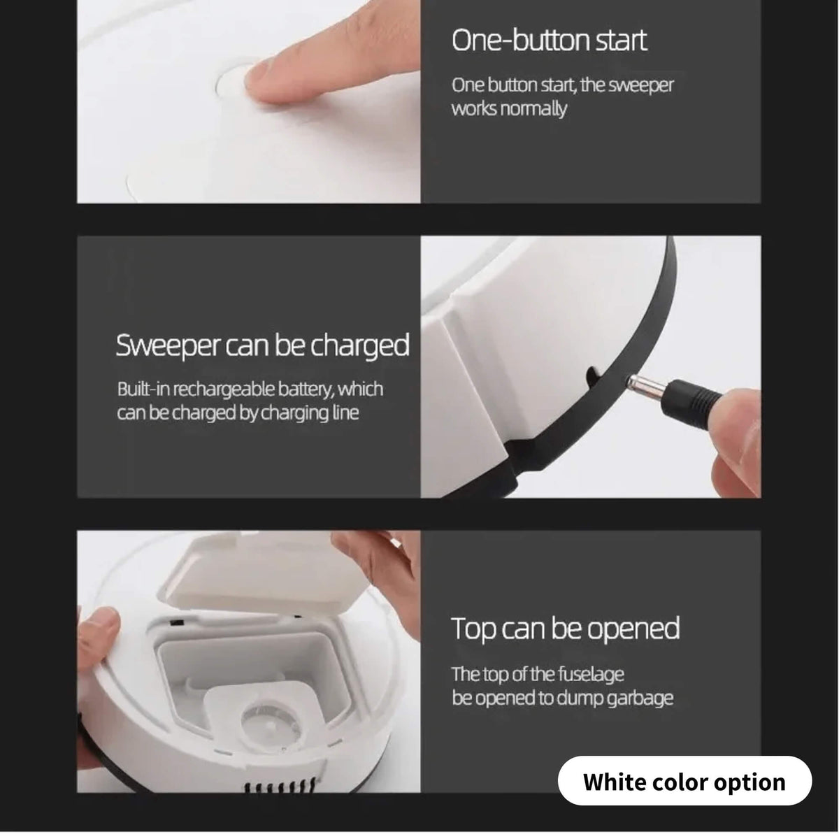 Robot Vacuum – Automatic Cleaning Under Furniture, Hard Floor & Carpet