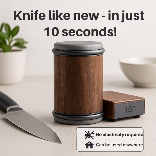 Rolling Knife Sharpener – Fast, Precise Sharpening for Kitchen Knives