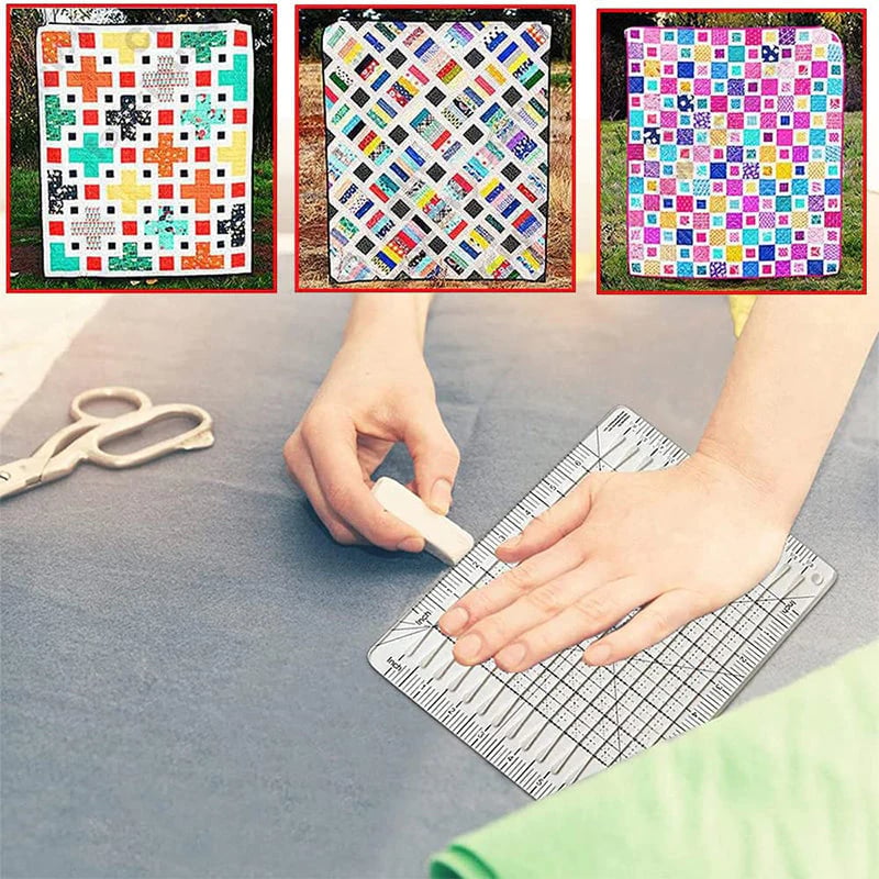 Rotary Cutter Set – with Cutting Mat & Quilting Ruler
