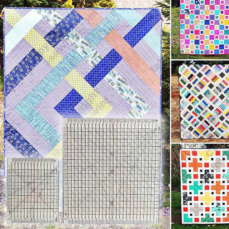 Rotary Cutter Set – with Cutting Mat & Quilting Ruler