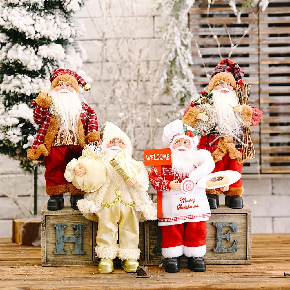Santa Claus Plush Doll – Christmas Tree & Holiday Decoration