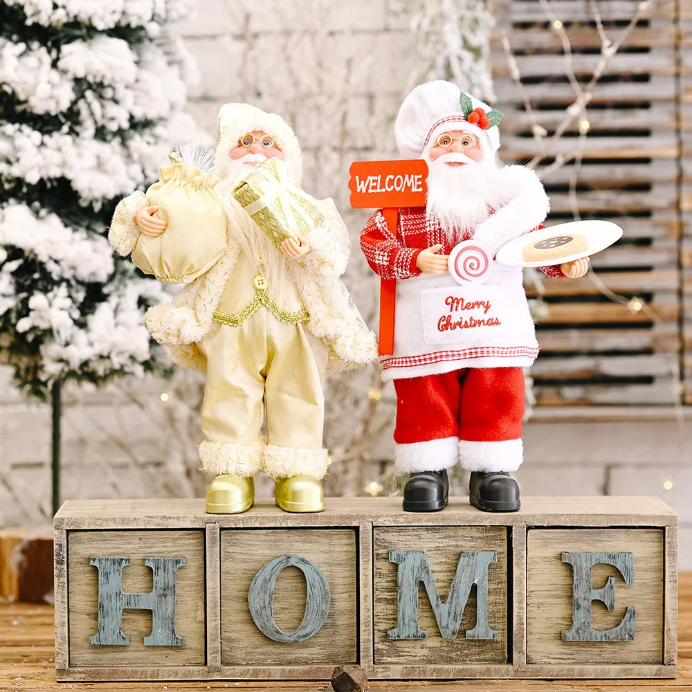 Santa Claus Plush Doll – Christmas Tree & Holiday Decoration