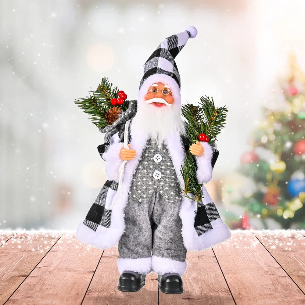 Santa Claus Plush Doll – Christmas Tree & Holiday Decoration