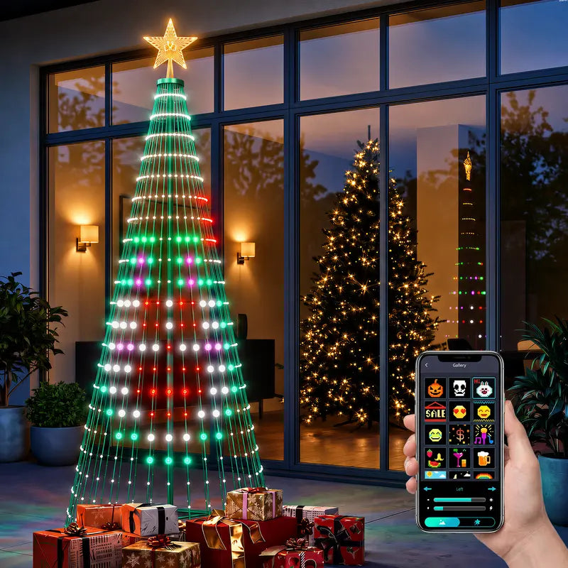 Smart Christmas Tree Lights – App-Controlled RGB String