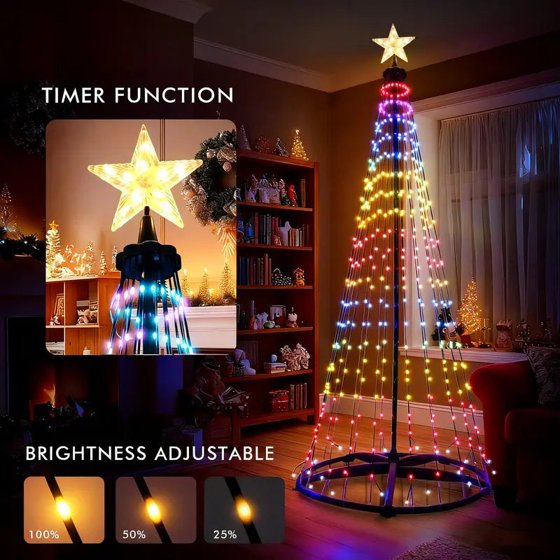 Smart Christmas Tree Lights – App-Controlled RGB String