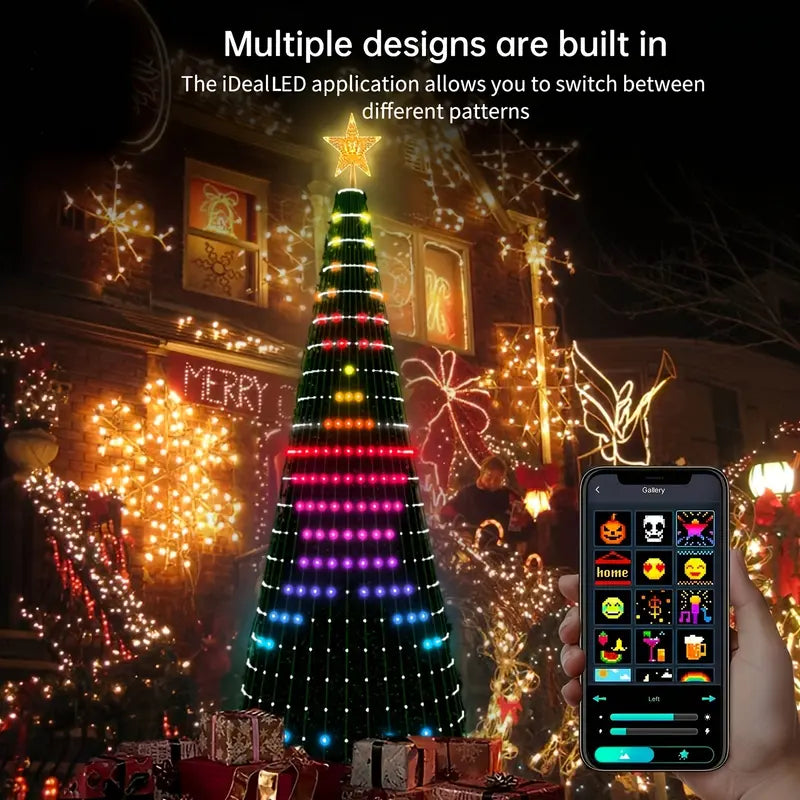 Smart Christmas Tree Lights – App-Controlled RGB String