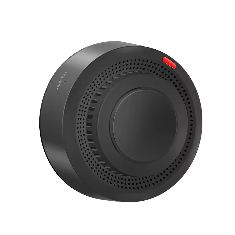 Smart WiFi Smoke & Heat Detector – 85 dB Alarm, App Alerts, Ceiling or Wall Mount