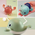 Wind-up swimming bath toys with sea animals for kids