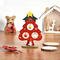 Wooden Christmas Ornament – Miniature Desk & Shelf Decoration