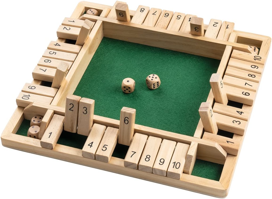 Wooden maths board game for kids addition and counting