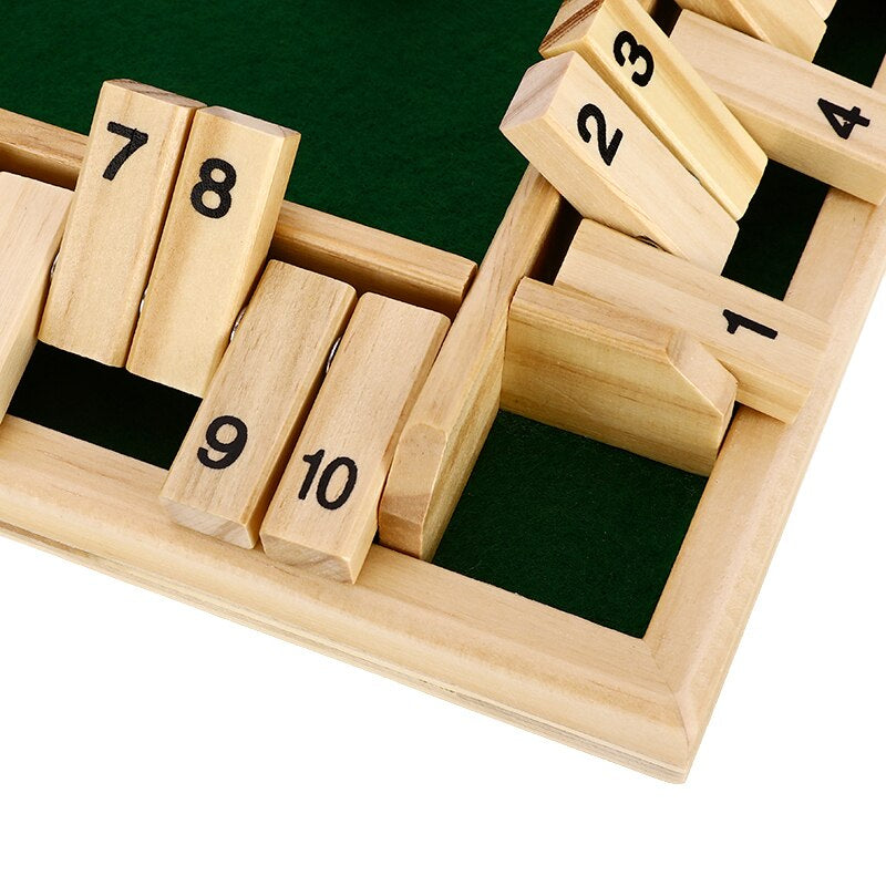 Wooden maths board game for kids addition and counting