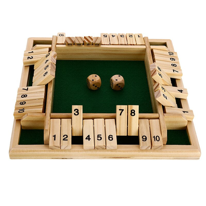 Wooden maths board game for kids addition and counting