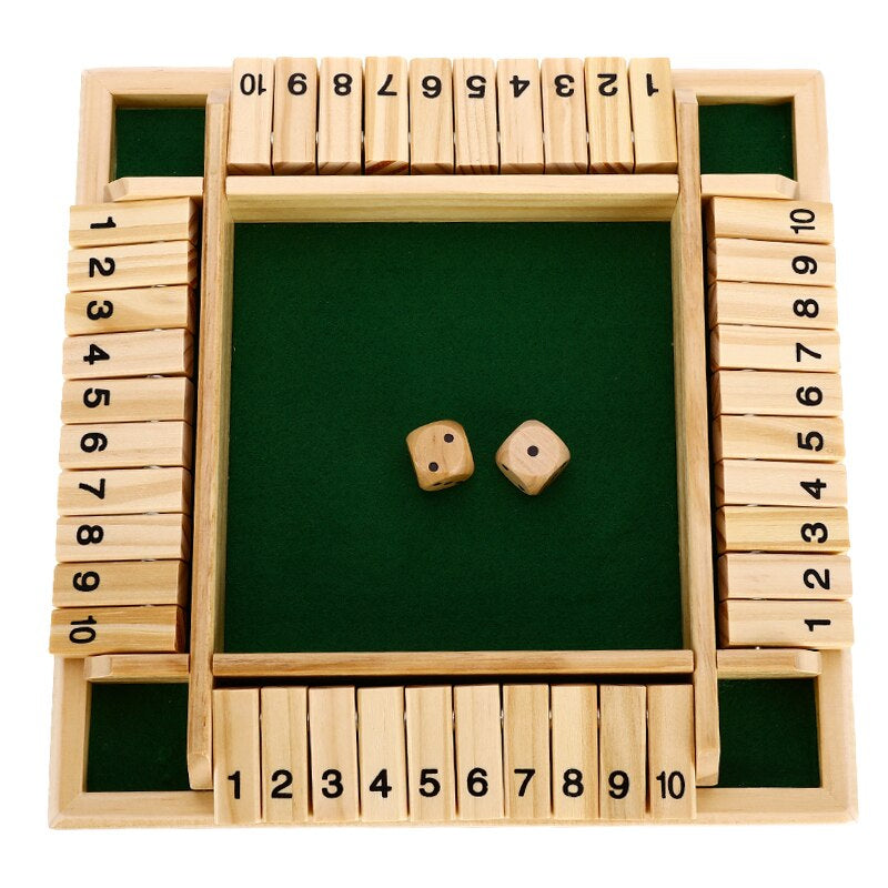 Wooden maths board game for kids addition and counting