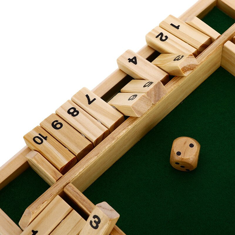Wooden maths board game for kids addition and counting